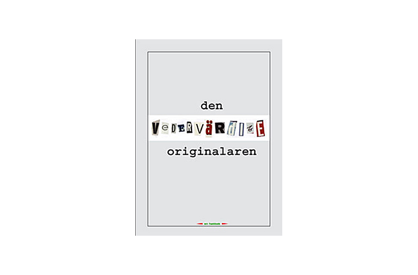 Den vedervärdige originalaren - bok