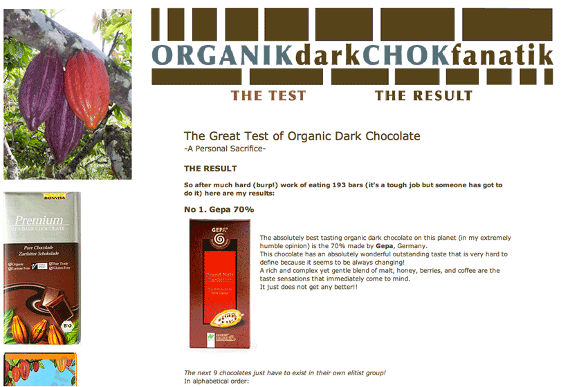 OrganikDarkChokFanatik - webbdesign