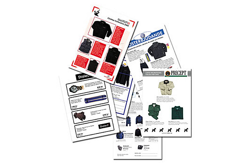 Master Design profilreklam pdf-utskick - design, produktion